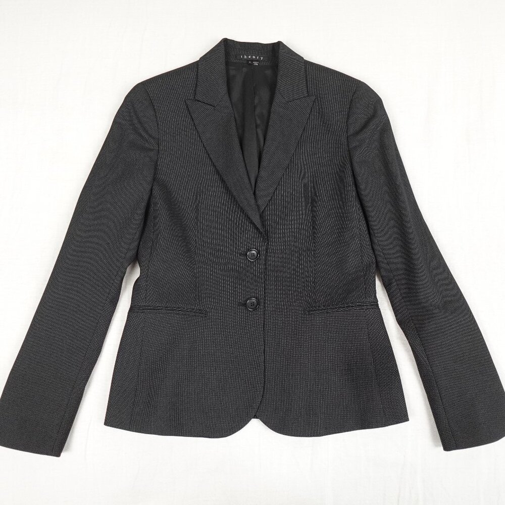 THEORY Nichelle Wool Blazer Jacket Women's 4 Business Casual